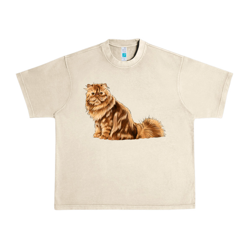 Persian Cat Urban Heavy Tee by LillyAllenDesigns | Teevron