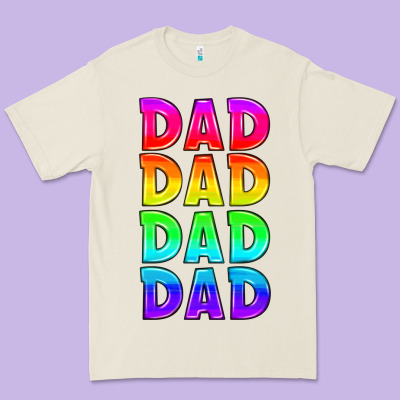 Lgbtq Dad Premium Tee Designed By Hra Design Shop