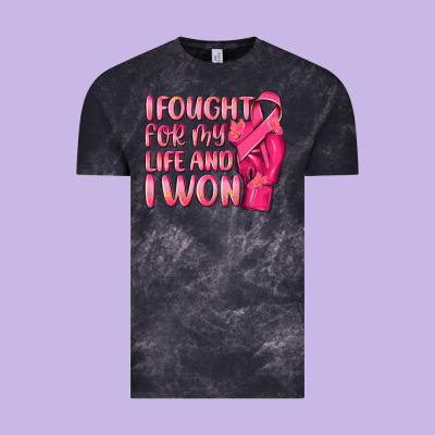I Fought For My Life And I Won Vintage Tee Designed By Nancycooperartshop