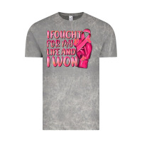 Cloud Rock i fought for my life and i won Vintage Tee - NancyCooperArtShop