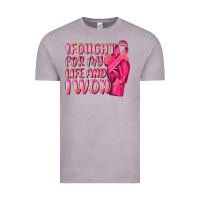 Vintage Zinc i fought for my life and i won Vintage Tee - NancyCooperArtShop