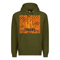 Army Green tiger paws Premium Hoodie - TumblerDesignByShophia