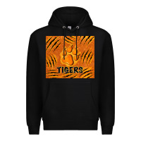 Black tiger paws Premium Hoodie - TumblerDesignByShophia