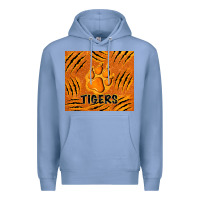 Colony Blue tiger paws Premium Hoodie - TumblerDesignByShophia