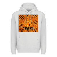 Dove Grey tiger paws Premium Hoodie - TumblerDesignByShophia