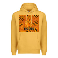 Mustard tiger paws Premium Hoodie - TumblerDesignByShophia