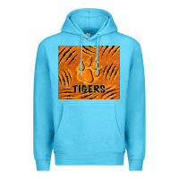 Ocean Blue tiger paws Premium Hoodie - TumblerDesignByShophia