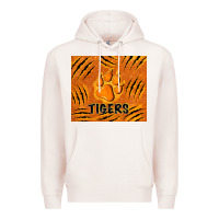 Pale Pink tiger paws Premium Hoodie - TumblerDesignByShophia
