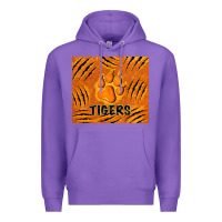 Purple tiger paws Premium Hoodie - TumblerDesignByShophia