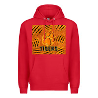 Red tiger paws Premium Hoodie - TumblerDesignByShophia