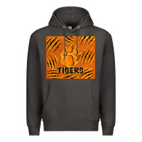 Smoke tiger paws Premium Hoodie - TumblerDesignByShophia