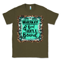 Army Green whiskey bent hell bound Classic Tee - AdoDesignShop