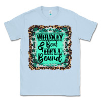 Dusty Blue whiskey bent hell bound Classic Tee - AdoDesignShop
