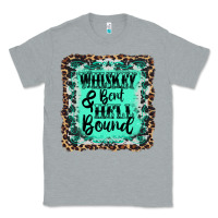 Heather Grey whiskey bent hell bound Classic Tee - AdoDesignShop
