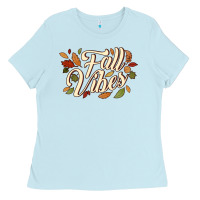 Baby Blue fall vibes Ladies Tee - JahusDesignShop
