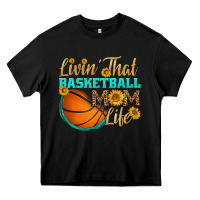 Black livin' that basketball mom life Heavy Core Tee - HRA Design Shop