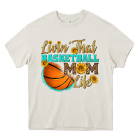Cream livin' that basketball mom life Heavy Core Tee - HRA Design Shop