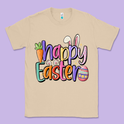 Happy Easter Classic Tee Designed By Maliassmallbusiness