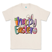 Natural happy easter Classic Tee - MaliasSmallBusiness