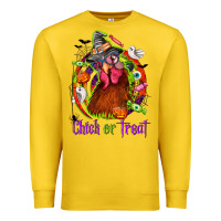Lemon Chick or treat Halloween Premium Sweatshirt - NancyCooperArtShop