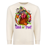Sandshell Chick or treat Halloween Premium Sweatshirt - NancyCooperArtShop