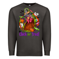 Smoke Chick or treat Halloween Premium Sweatshirt - NancyCooperArtShop