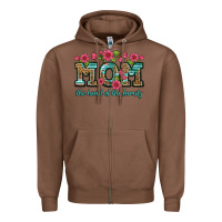Chestnut mom the heart of the family Zipper Hoodie - Artiststas