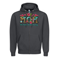 Smoke mom the heart of the family Zipper Hoodie - Artiststas