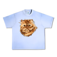 Grape Ice Persian Cat Face Urban Heavy Tee - LillyAllenDesigns