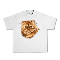 Lunar Rock Persian Cat Face Urban Heavy Tee - LillyAllenDesigns