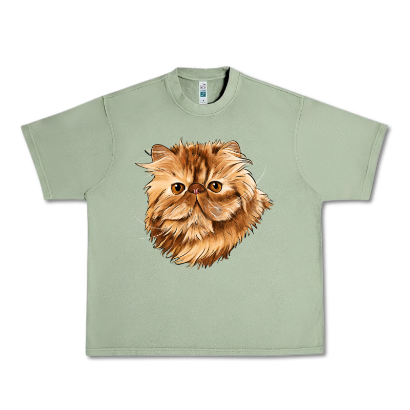 Persian Cat Face Urban Heavy Tee by LillyAllenDesigns | Teevron