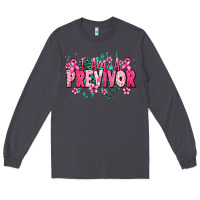 Smoke i am a previvor Long Sleeve Tee - NancyCooperArtShop
