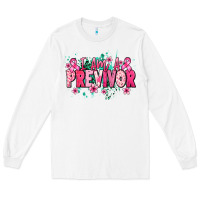 White i am a previvor Long Sleeve Tee - NancyCooperArtShop