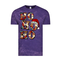 Cloud Purple ho ho ho western christmas Vintage Tee - Jasminsmagicworld