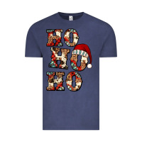 Vintage Denim ho ho ho western christmas Vintage Tee - Jasminsmagicworld