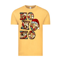 Vintage Mustard ho ho ho western christmas Vintage Tee - Jasminsmagicworld