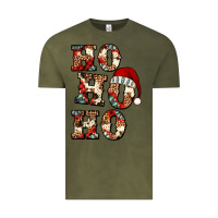 Vintage Olive ho ho ho western christmas Vintage Tee - Jasminsmagicworld