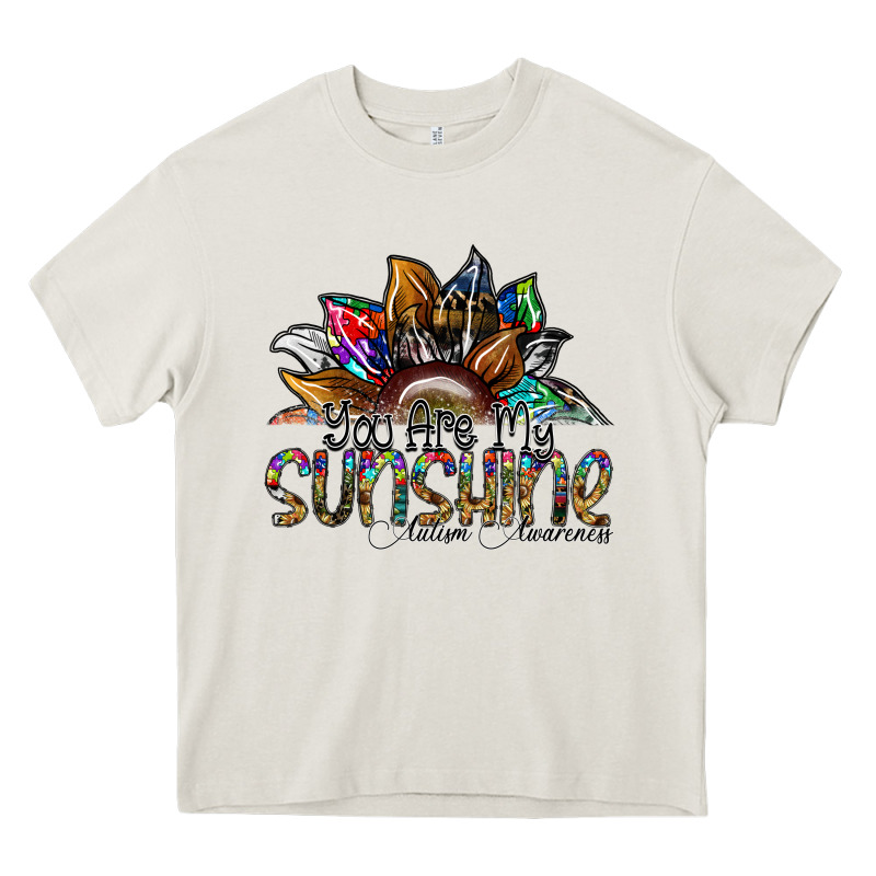 You Are My Sunshine Autism Awareness Heavy Core Tee by SublimationCraftShop | Teevron