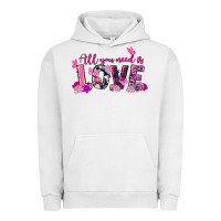 Pigment Lunar Rock All you need is love Valentine's Day Urban Hoodie - FaDigitalArtStudio