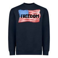 Navy freedom usa Heavyweight Sweatshirt - MaliasSmallBusiness