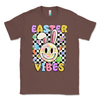 Chestnut easter vibes smiley face Classic Tee - MaliasSmallBusiness