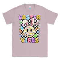 Lilac easter vibes smiley face Classic Tee - MaliasSmallBusiness