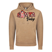 Vintage Coffee Christmas Santa Baby Vintage Hoodie - RanaPortraitStore