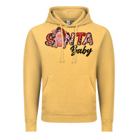 Vintage Mustard Christmas Santa Baby Vintage Hoodie - RanaPortraitStore