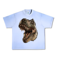 Grape Ice Tyrannosaurus T Rex Face Urban Heavy Tee - LillyAllenDesigns
