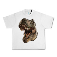 Lunar Rock Tyrannosaurus T Rex Face Urban Heavy Tee - LillyAllenDesigns