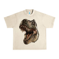 Sandshell Tyrannosaurus T Rex Face Urban Heavy Tee - LillyAllenDesigns