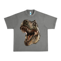 Tornado Tyrannosaurus T Rex Face Urban Heavy Tee - LillyAllenDesigns