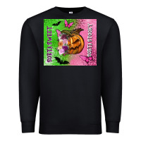 Black Sorta sweet sorta spooky Premium Sweatshirt - NancyCooperArtShop