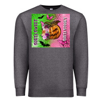 Charcoal Heather Sorta sweet sorta spooky Premium Sweatshirt - NancyCooperArtShop